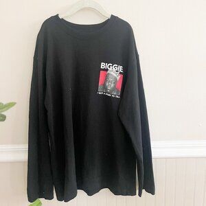 Boys Zara Biggie Smalls Long Sleeve T-Shirt Size 11-12